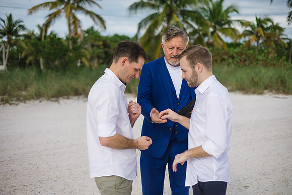 2023-12-30 Daniel  and Braiden Wedding At Smathers Beach_-42
