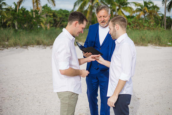 2023-12-30 Daniel  and Braiden Wedding At Smathers Beach_-44