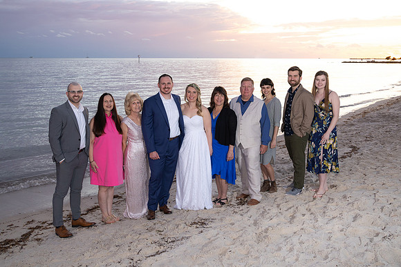 2023-12-30 Josh and Elizabeth  Sunset Wedding, Key West-127