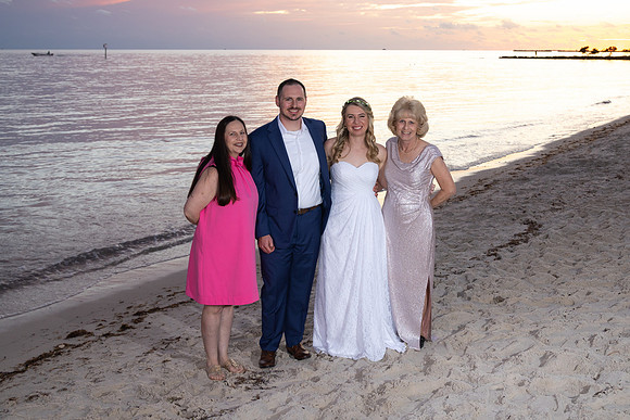 2023-12-30 Josh and Elizabeth  Sunset Wedding, Key West-132