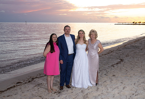 2023-12-30 Josh and Elizabeth  Sunset Wedding, Key West-133