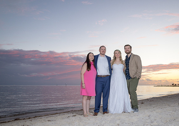 2023-12-30 Josh and Elizabeth  Sunset Wedding, Key West-156