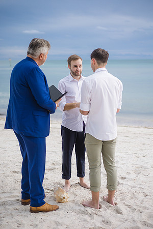 2023-12-30 Daniel  and Braiden Wedding At Smathers Beach_-56